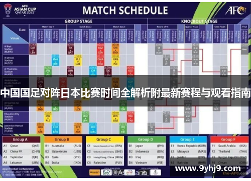 中国国足对阵日本比赛时间全解析附最新赛程与观看指南 中国国足对阵日本比赛时间全解析附最新赛程与观看指南